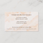 Gepersonaliseerd Bijbelse Verse kerk Visitekaartje (Achterkant)
