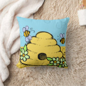 Gepersonaliseerd bijen en bijenkuif kussen (Deken)
