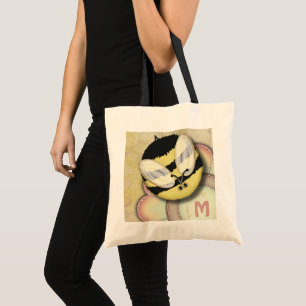 Gepersonaliseerd bijengelukkig Monogram Tote Bag