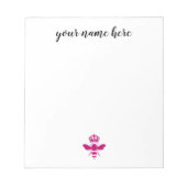 Gepersonaliseerd bijenNotitieblok Notitieblok (Voorkant)