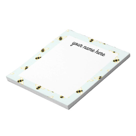 Gepersonaliseerd bijenNotitieblok Notitieblok (Linkerzijde)