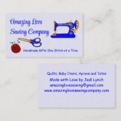 Gepersonaliseerd bindmachine voor blauwvintonijn e visitekaartje (Voorkant / Achterkant)