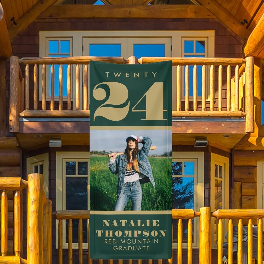 Gepersonaliseerd Binnen Openlucht Graduatie Partij Spandoek