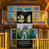 Gepersonaliseerd Binnen Openlucht Graduatie Partij Spandoek