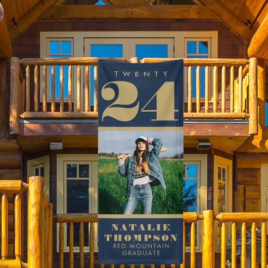 Gepersonaliseerd Binnen Openlucht Graduatie Partij Spandoek