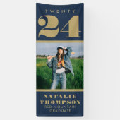 Gepersonaliseerd Binnen Openlucht Graduatie Partij Spandoek (Verticaal)