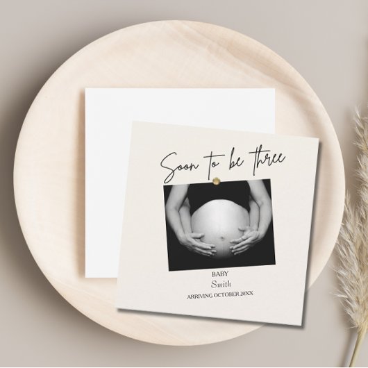 Gepersonaliseerd binnenkort drie kaart