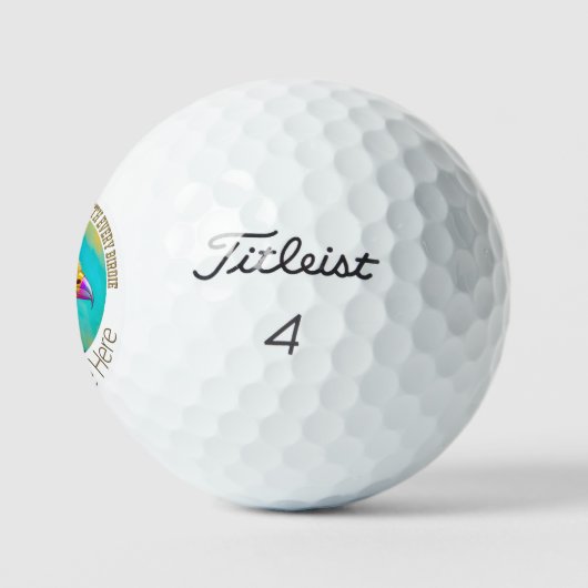 Gepersonaliseerd Birdie - Titleist Pro V1 Golf Bal (Logo)