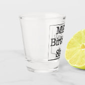 Gepersonaliseerd 'Birthday Shot' glas Voeg naam to (Links)