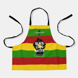 Gepersonaliseerd | BLACK LIVES MATTER | Christelij Schort
