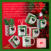 Gepersonaliseerd Black Scottie Hondenkerst Koffiemok