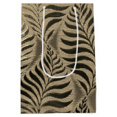 Gepersonaliseerd bladgoud motief medium cadeauzakje (Achterkant)