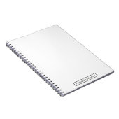 Gepersonaliseerd blanco leisteen van kunstenaars notitieboek (Rechterzijde)