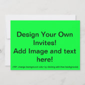 Gepersonaliseerd blank invullen kaart (Voorkant)