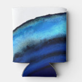 Gepersonaliseerd | Blauw Agate Blikjeskoeler (Achterkant)