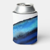 Gepersonaliseerd | Blauw Agate Blikjeskoeler (Blikje Achterkant)