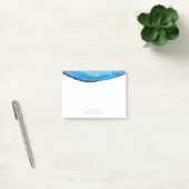 Gepersonaliseerd | Blauw Agate Post-it® Notes (Kantoor)