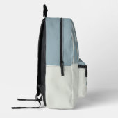 Gepersonaliseerd blauw en wit gestreept beer bedrukte rugzak (Links)