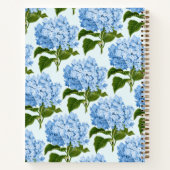 Gepersonaliseerd blauw Lila Notitieboek (Achterkant)