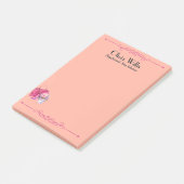 Gepersonaliseerd "Blijf gefocust. Blijf geweldig" Post-it® Notes (Schuin)