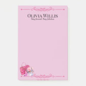 Gepersonaliseerd "Blijf gefocust. Stay Fabulous" R Post-it® Notes (Voorkant)