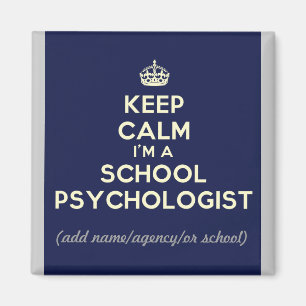 Gepersonaliseerd Blijf kalm ik ben een schoolplein Magneet