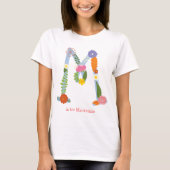 Gepersonaliseerd bloem (M) T-shirt (Voorkant)
