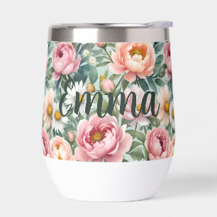 Gepersonaliseerd bloemen behang patroon