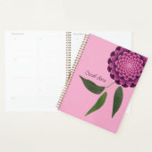 Gepersonaliseerd bloemenjournaal - spiraalgebonden planner (Display)