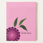 Gepersonaliseerd bloemenjournaal - spiraalgebonden planner (Achterkant)