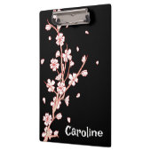 Gepersonaliseerd bloemenklembord klembord (Links)