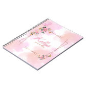 Gepersonaliseerd bloemenNotitieboek Notitieboek (Linkerzijde)