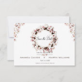 Gepersonaliseerd Blossom van de lente van het huwe Save The Date (Voorkant)