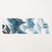 Gepersonaliseerd Blue Rolling Mountain Uitzicht Yogamat (Voorkant (horizontaal))