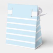 Gepersonaliseerd Blue Sailboat Baby shower Bedankdoosjes (Achterkant)