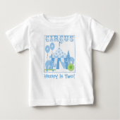 Gepersonaliseerd Blue Step Right Up Circus Tshirt (Voorkant)