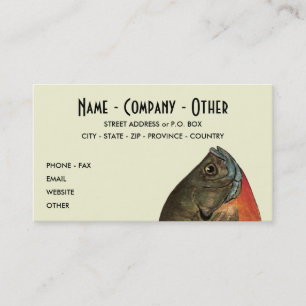 Gepersonaliseerd Bluegill Visitekaartje