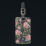 Gepersonaliseerd | Blush Bouquet Bagagelabel<br><div class="desc">Handbeschilderd roze floraal ontwerp door Shelby Allison.</div>