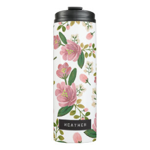 Gepersonaliseerd   Blush Bouquet Thermosbeker