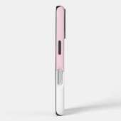 Gepersonaliseerd Blush Pink Floral Monogram Case-Mate iPhone Case (Achterkant / Rechts)