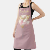 Gepersonaliseerd Blush Pink Gold Balloons Girly Schort (Insitu)