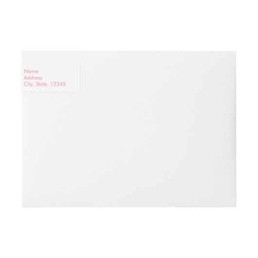 Gepersonaliseerd Blush roze en White Stripes Patte (Voorkant)