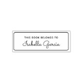 Gepersonaliseerd boek behoort tot het moderne schr zelfinktende stempel (Design)