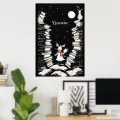 Gepersonaliseerd boek Bunny Poster (Thuiskantoor)