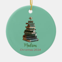 Gepersonaliseerd boek Kerstboom Ornament