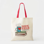 Gepersonaliseerd boek Nerd Gift voor Reader Tote Bag (Voorkant)