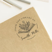 Gepersonaliseerd boek uit de bibliotheek van | Boe Zelfinktende Stempel