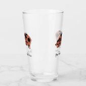 Gepersonaliseerd Boerderij KuneKune Pig Glas (Links)