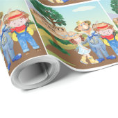 Gepersonaliseerd Boerderij van MacDonald's Cadeaupapier (Rol Hoek)