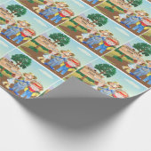 Gepersonaliseerd Boerderij van MacDonald's Cadeaupapier (Hoek)